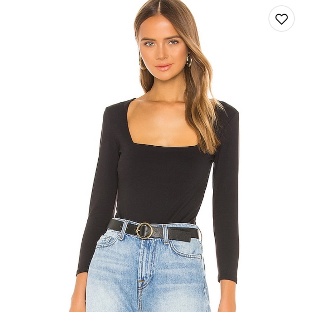 Free People “Truth or Square” Bodysuit